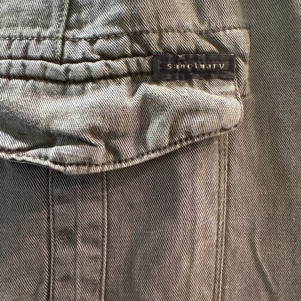 Sanctuary Cargo Wide Leg Standard Rise Utility Pants - Picture 7 of 9